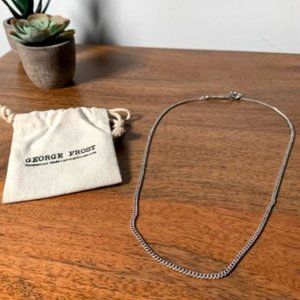 Silver Bravery Chain Necklace from George Frost